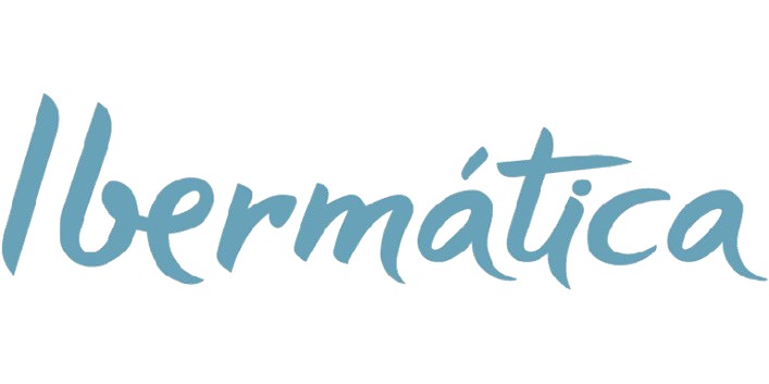 Logotipo de Ibermática, empresa tecnológica colaboradora de Nattia Digital Solutions.