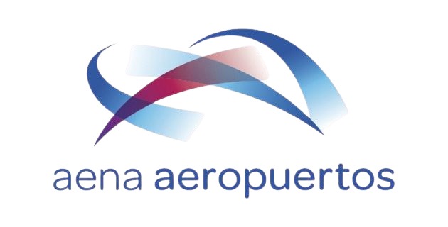 Logotipo de AENA Aeropuertos, operador aeroportuario en España