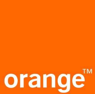 Logo de Orange, empresa de telecomunicaciones.