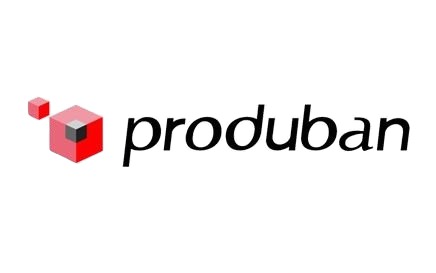 Logotipos de empresas tecnológicas y clientes destacados como Produban, Indra, Endesa, Everis, Enagás, Hotelbeds y AENA