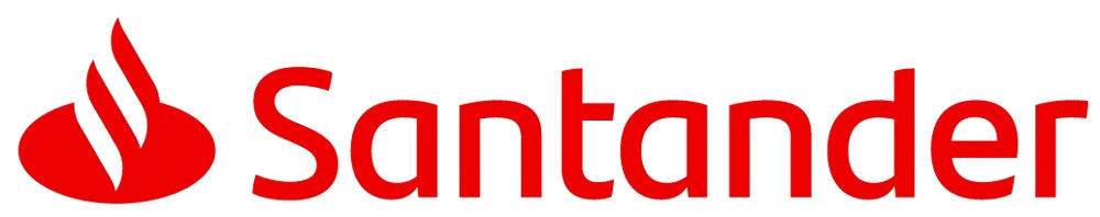 Logotipo del Banco Santander, entidad financiera internacional